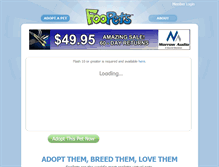 Tablet Screenshot of mw.foopets.com